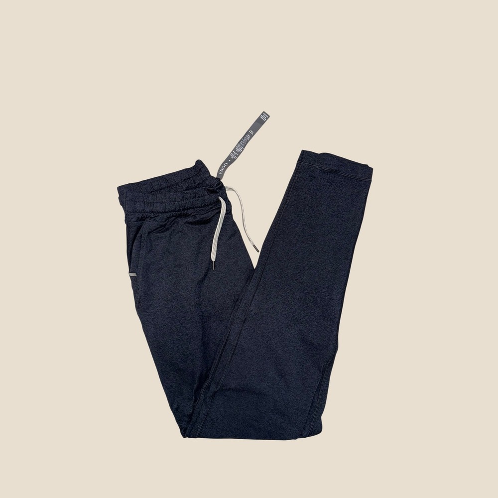 Vuori Mens Ponto Performance Jogger Pants Navy Heathered Size Medium V418